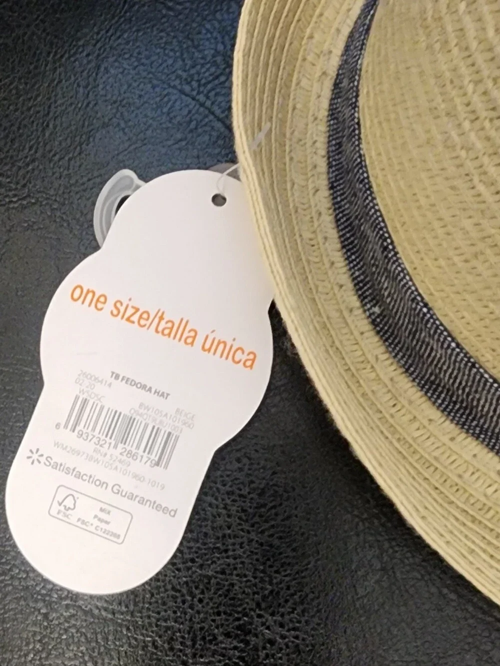 TB Fedora Hat with Gray Band
